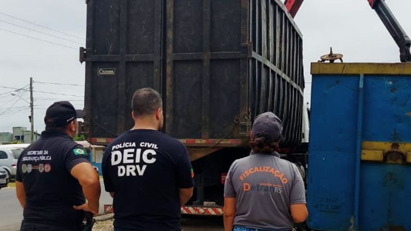 Operação Desmanche é realizada no município de Balneário Pinhal 