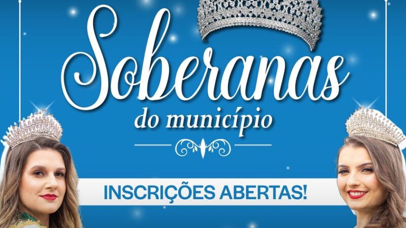 Estão abertas as inscrições para escolha das soberanas do município de Santo Antônio da Patrulha 