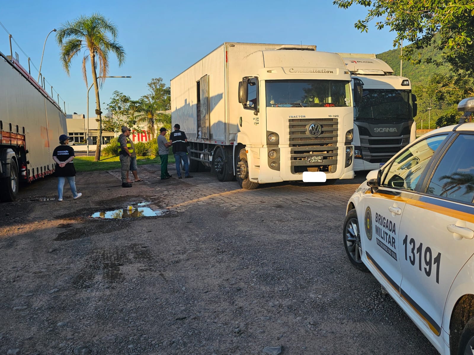 Policiais militares e Secretaria da Agricultura realizam apreensões em Osório