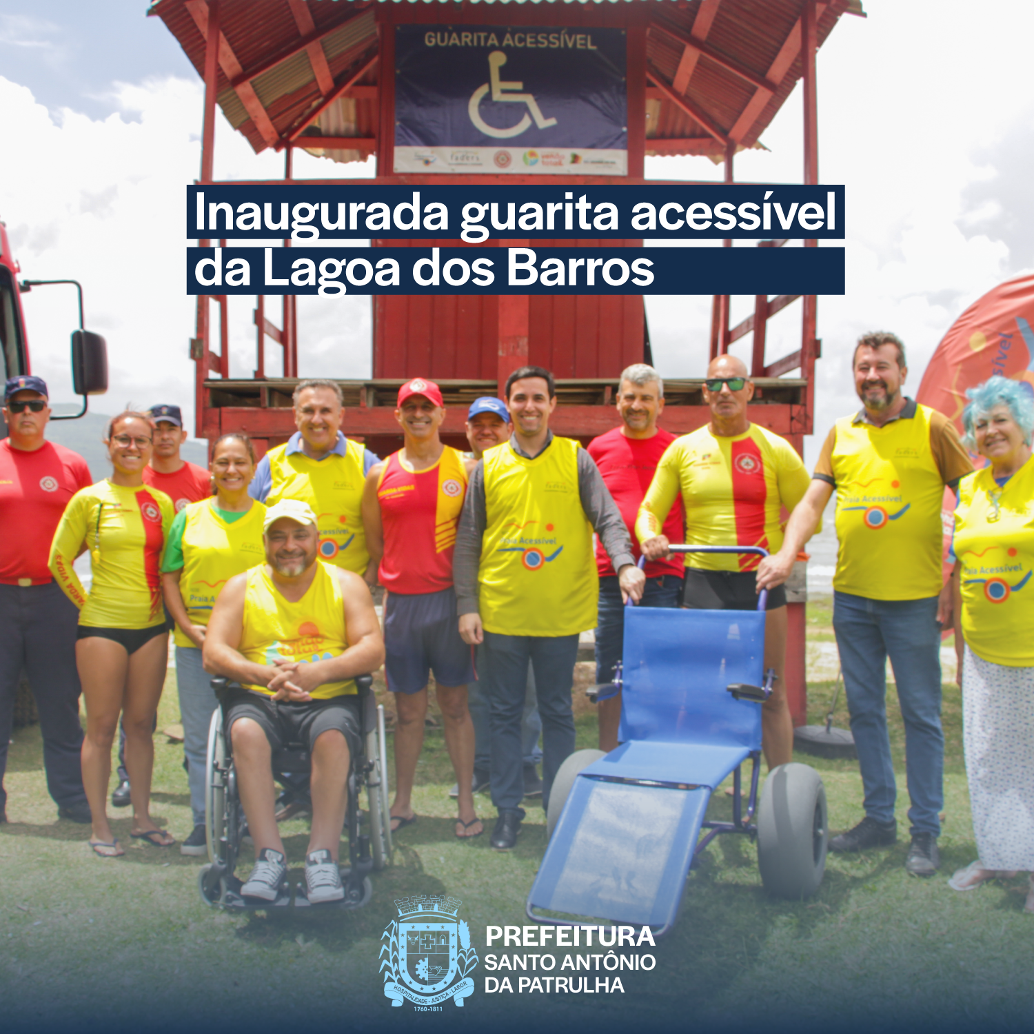 Reativação da guarita acessível da Lagoa dos Barros em Santo Antônio da Patrulha 