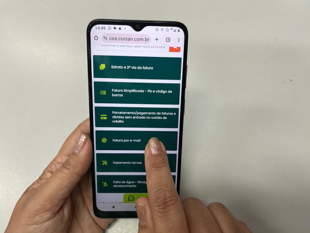 Clientes da Corsan podem optar pelo recebimento da fatura mensal por e-mail 