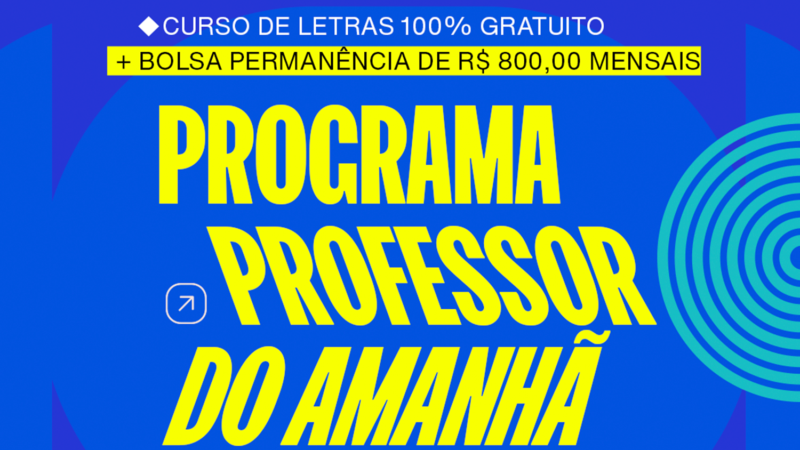 Programa Professor do Amanhã oferta 46 bolsas integrais para curso de licenciatura em Letras na Univates 