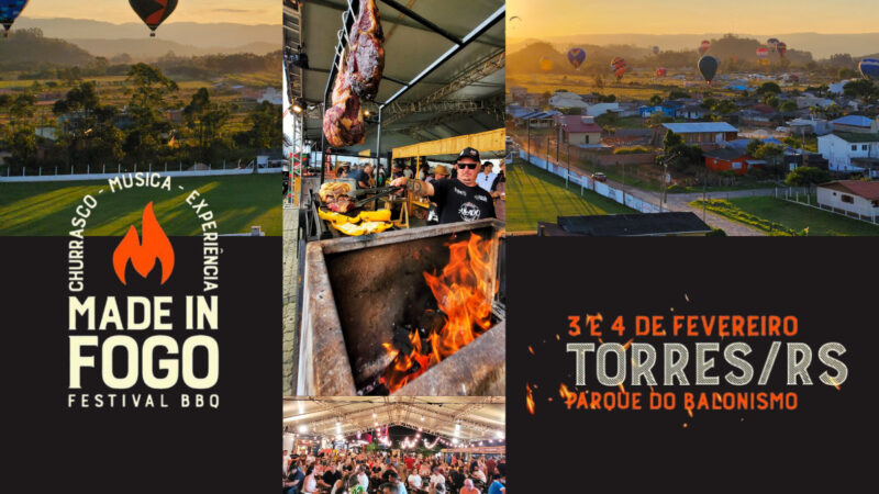 Neste final de semana acontece o Made in Fogo Festival BBQ em Torres 