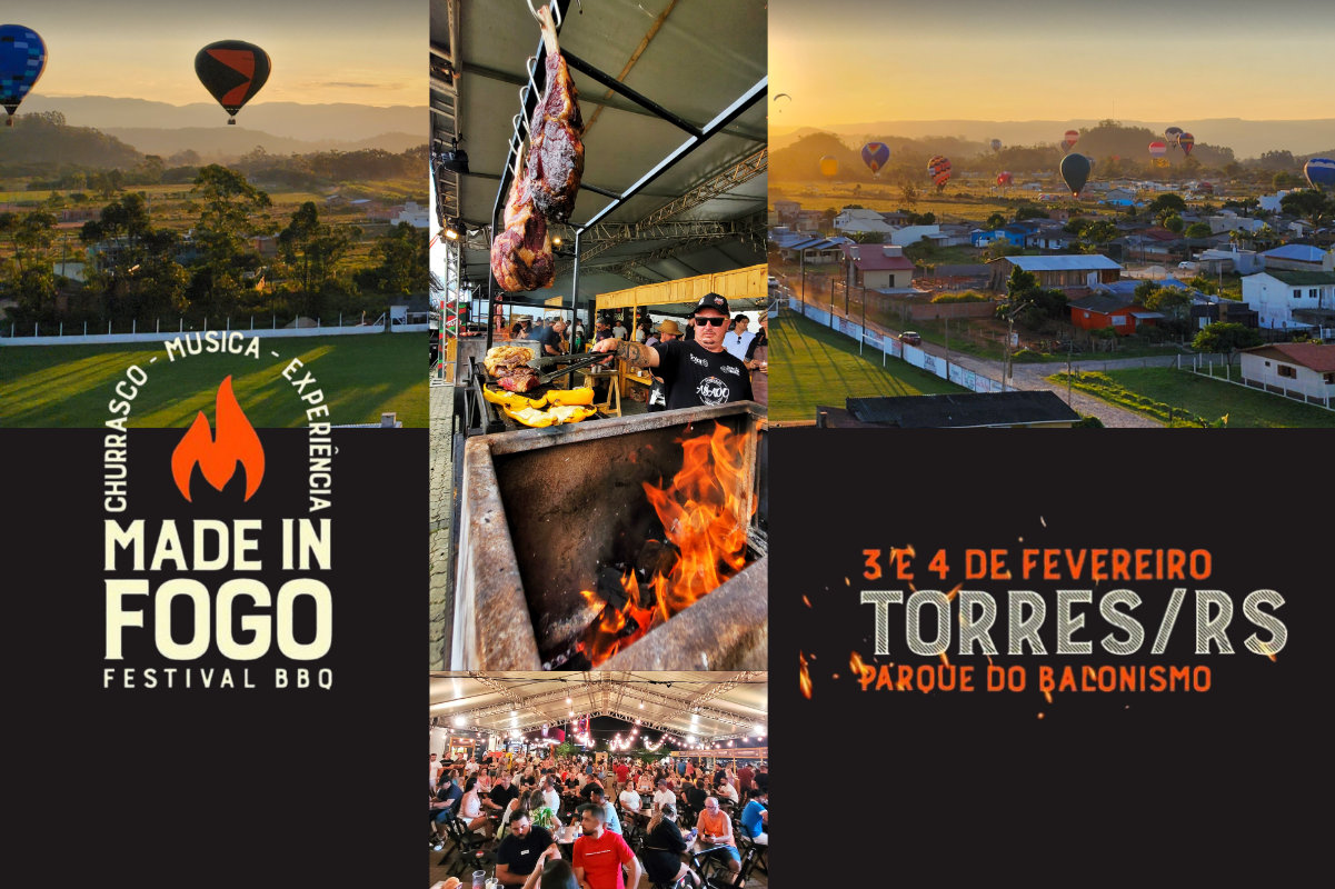 Neste final de semana acontece o Made in Fogo Festival BBQ em Torres 