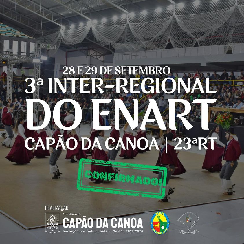 Capão da Canoa irá sediar o 3ª Inter-regional do ENART 