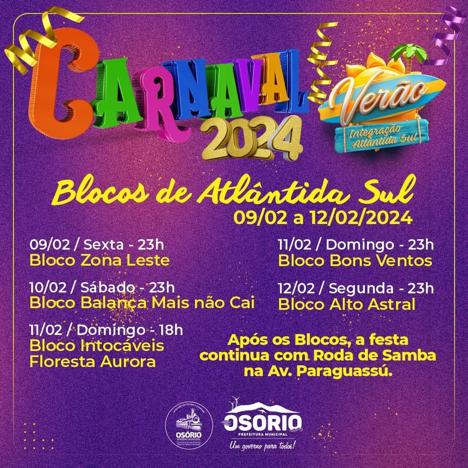 CARNAVAL 2024 EM OSÓRIO  