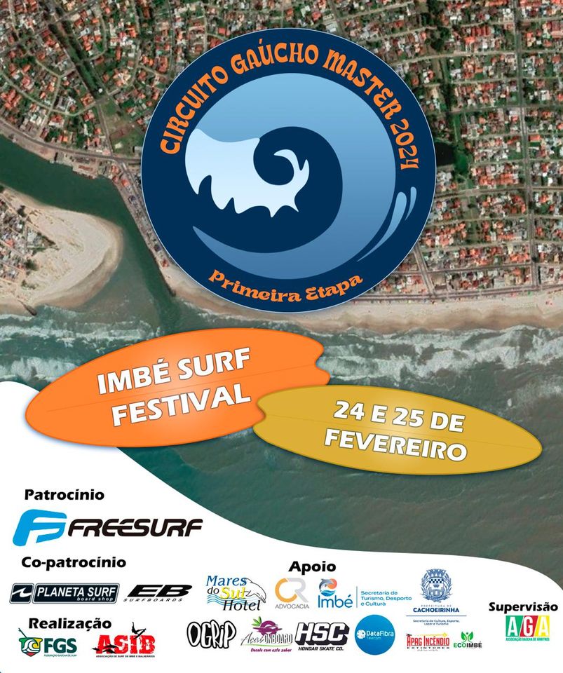 IMBÉ SURF FESTIVAL ACONTECE NOS DIAS 24 E 25 DE FEVEREIRO  