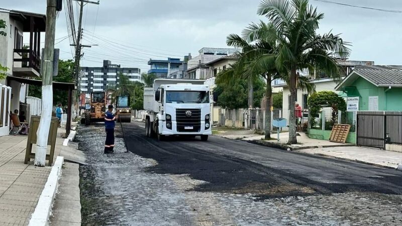 Prefeitura de Torres investe mais de 2 milhões e meio em obras de pavimentação