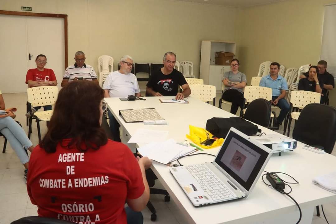 Secretaria da Saúde realiza reunião de instrução sobre o controle do Aedes aegypti em Osório