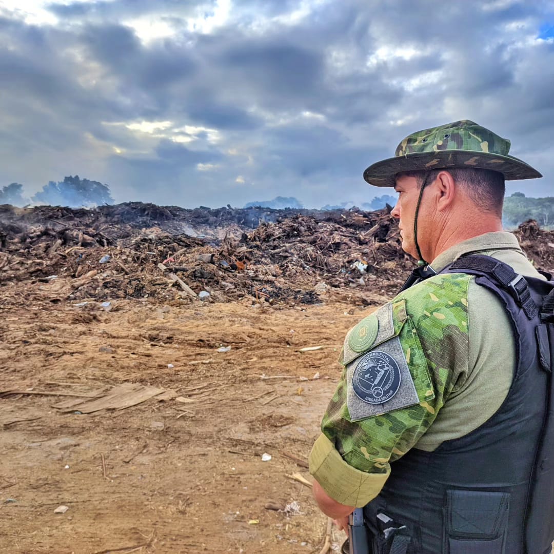 1° Batalhão Ambiental fiscaliza aterro sanitário e constata crime de poluição  no Litoral Norte