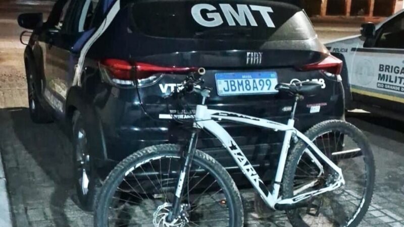 Guarda Municipal de Tramandaí prende homem por receptação e recupera bicicleta furtada