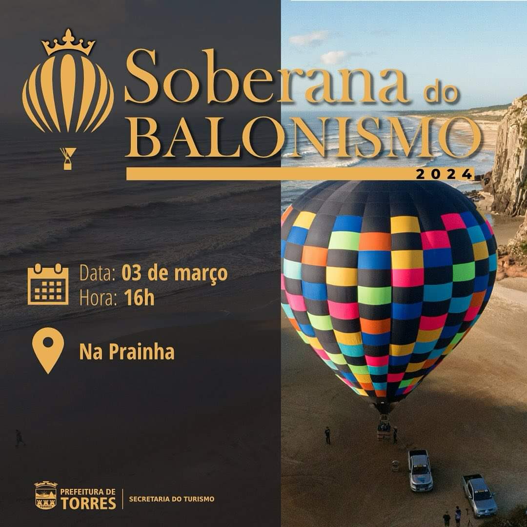 Quer ser a Soberana do 34º Festival Internacional de Balonismo? 