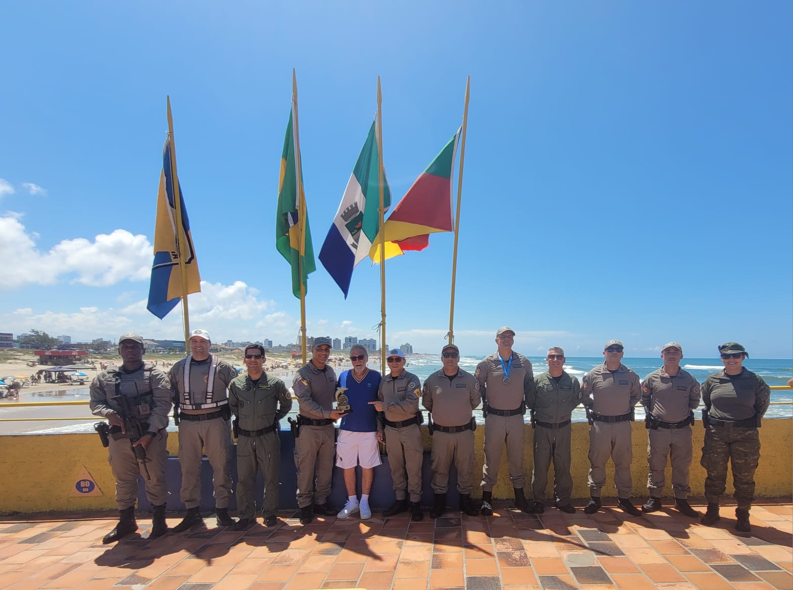 BM recebe homenagem da Plataforma de Tramandaí com Medalha Golfinho 