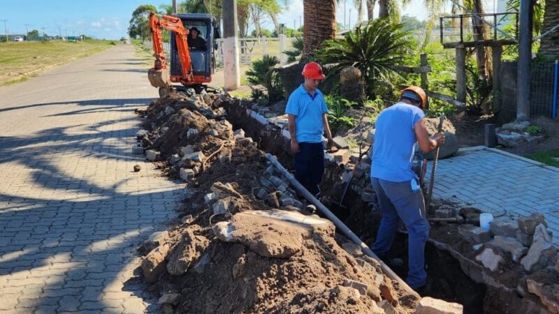 Corsan amplia rede de água no Parque Municipal de Eventos de Xangri-Lá 