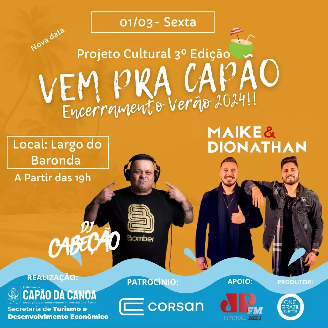 Encerramento do “Vem pra Capão” será na sexta-feira