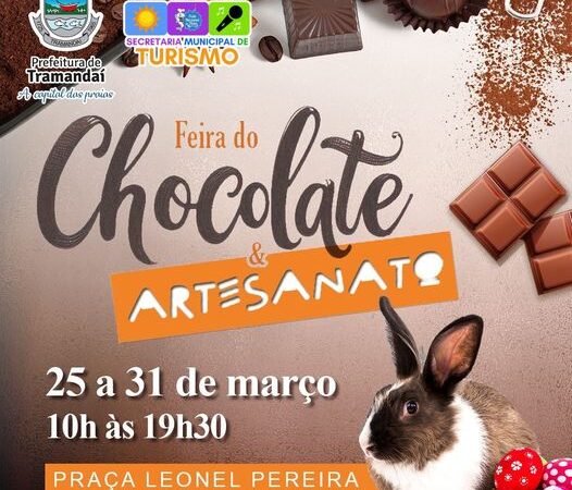 Feira do Chocolate e do Artesanato inicia na próxima segunda-feira em Tramandaí