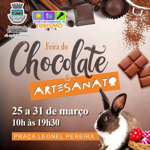 Feira do Chocolate e do Artesanato inicia na próxima segunda-feira em Tramandaí