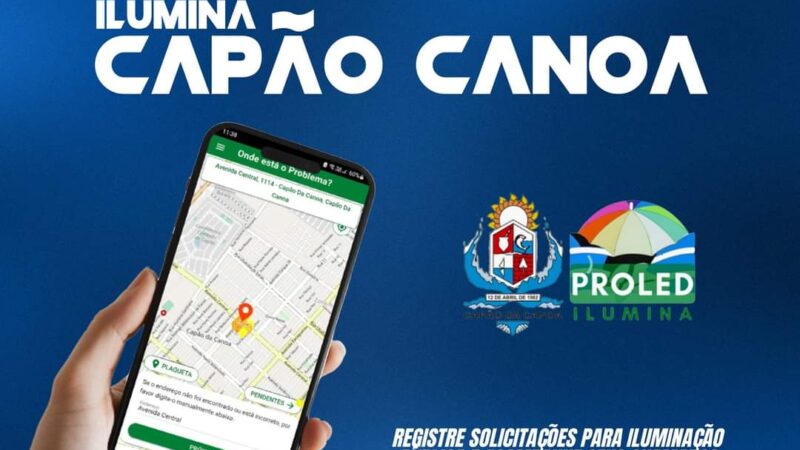 App “Ilumina Capão Canoa” auxilia manutenção da iluminação pública