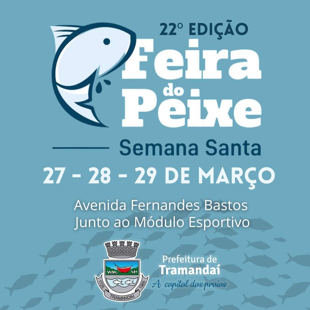 Semana Santa: Feira do Peixe inicia dia 27 de março em Tramandaí