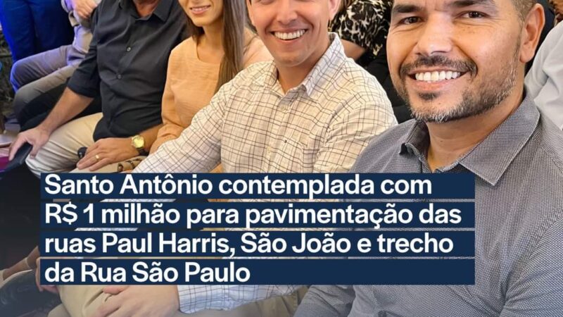 Município de Santo Antônio da Patrulha é contemplado com R$ 1 milhão para pavimentação