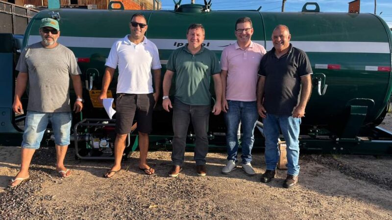 Prefeitura de Palmares do Sul adquire tanque irrigador rolo on