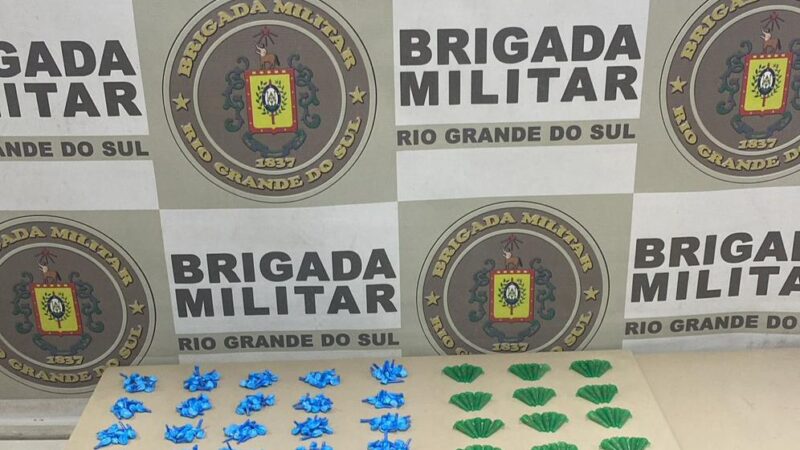 Homem é preso com mais de 400 porções de drogas em Cidreira