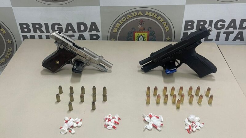 Homem é preso com arma e drogas em Tramandaí