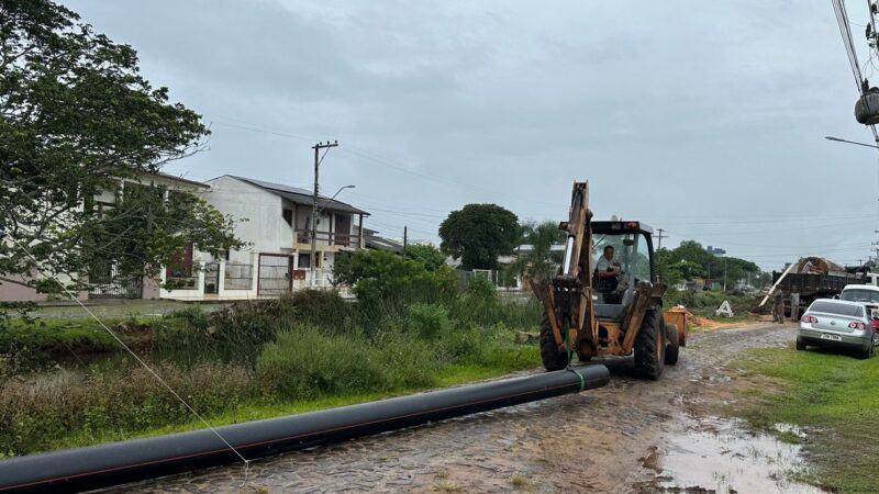 Corsan inicia obra de R$ 1 milhão para melhorar serviço de esgoto no bairro Igra Norte em Torres