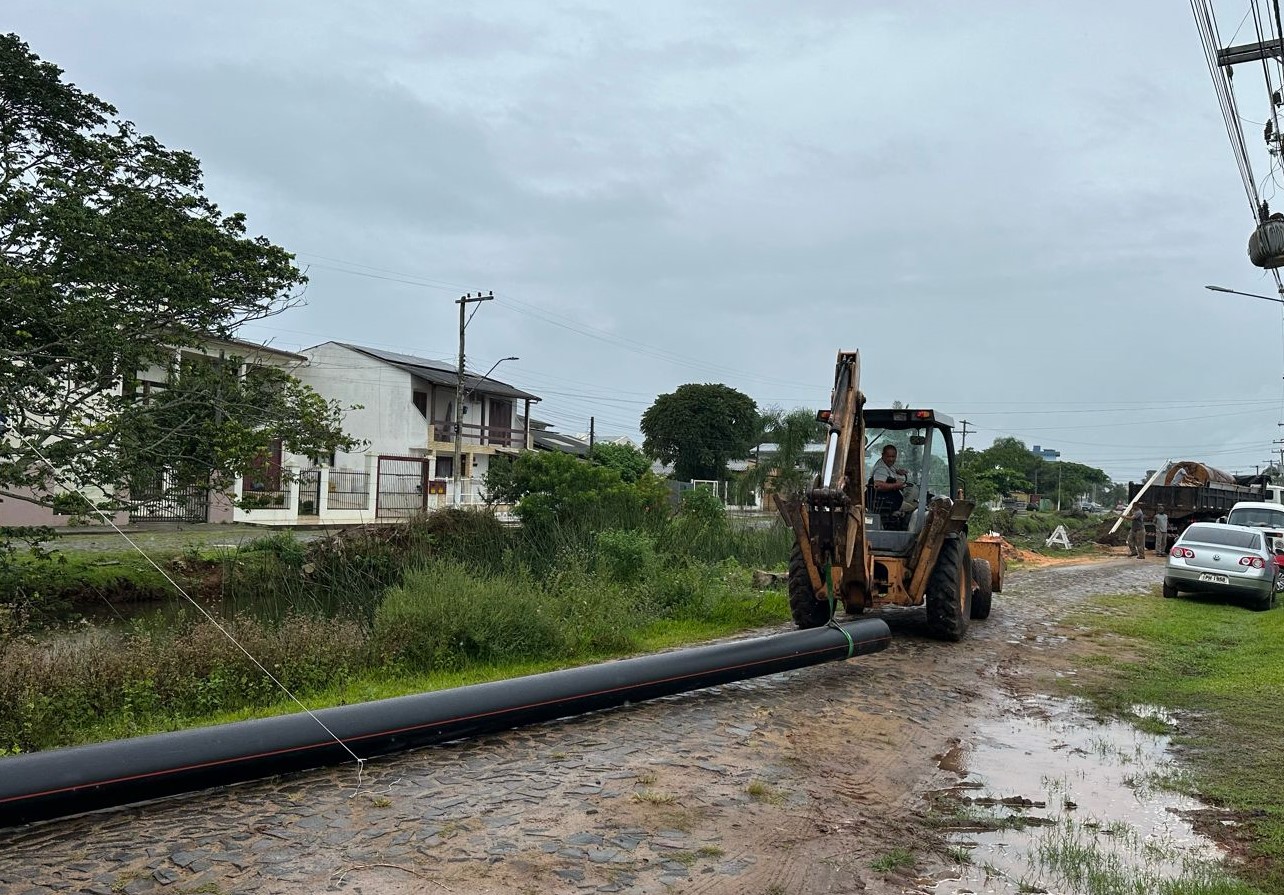 Corsan inicia obra de R$ 1 milhão para melhorar serviço de esgoto no bairro Igra Norte em Torres