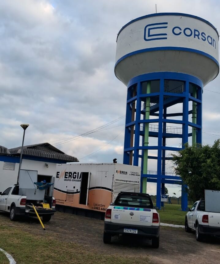 Abastecimento de água afetado por falta de energia terá suporte de geradores da Corsan no Litoral Norte