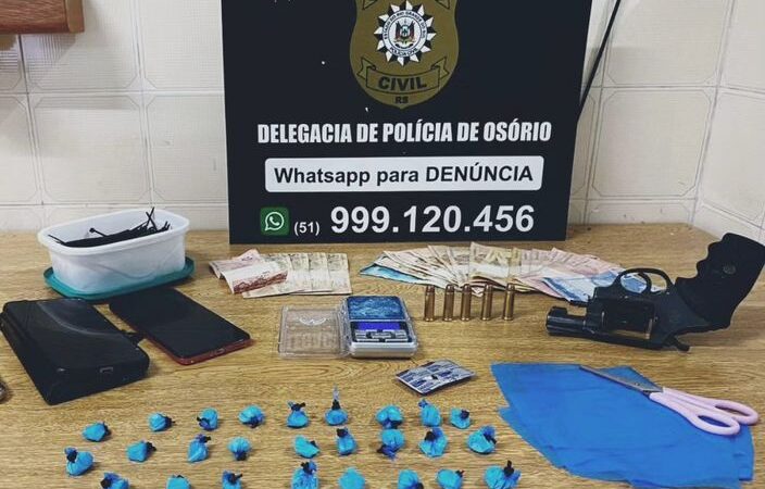 POLÍCIA CIVIL REPRIME TRÁFICO DE DROGAS EM OSÓRIO