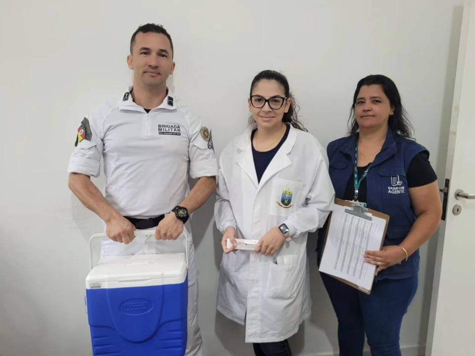 CRPO Litoral recebe doses contra gripe da prefeitura de Osório