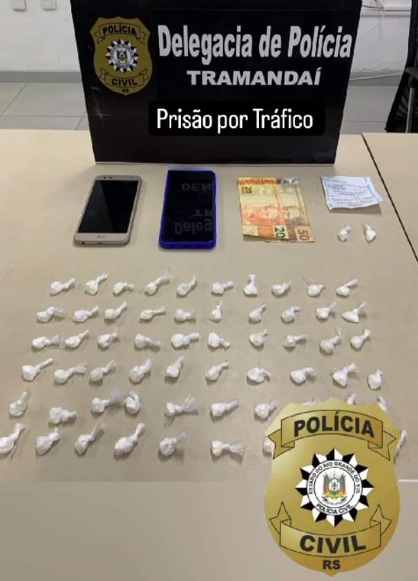 POLÍCIA CIVIL PRENDE IDOSO POR TRÁFICO DE DROGAS EM TRAMANDAÍ