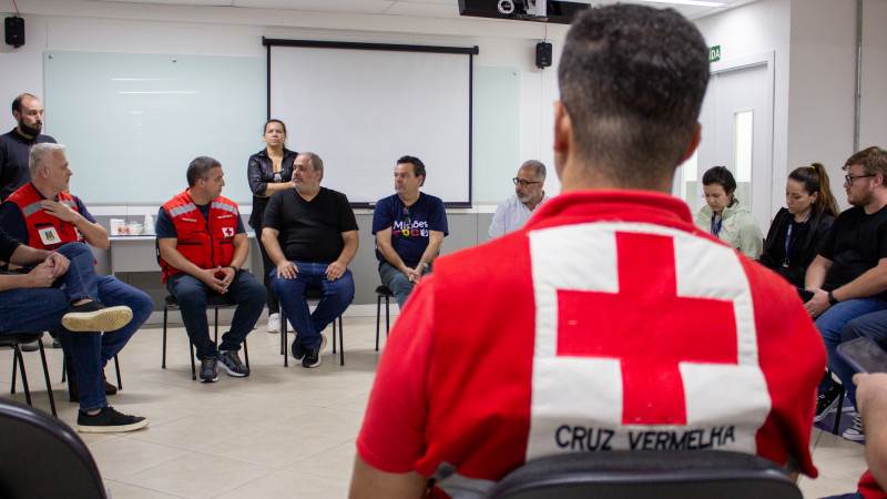 Cruz Vermelha nacional irá atuar no apoio à população atingida pelas enchentes