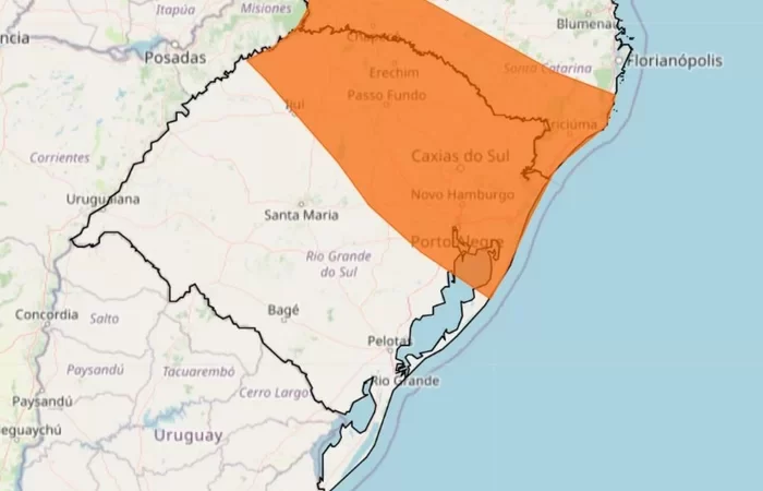 Inmet publica novos alertas de tempestade e vendaval para mais de 10 regiões gaúchas