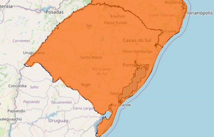 Alerta do Inmet sinaliza queda de temperatura em todo o RS