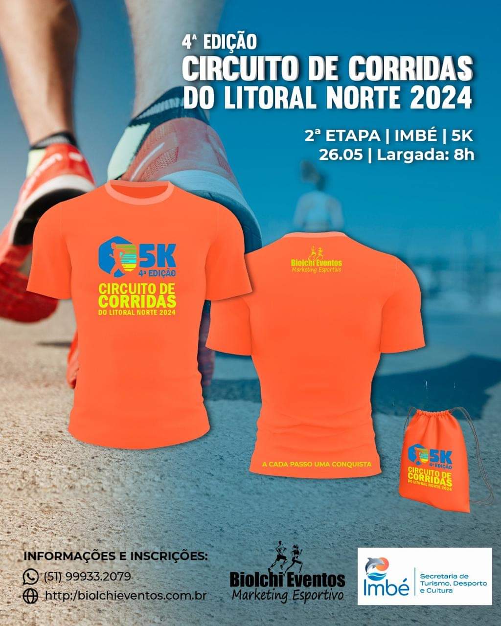 IMBÉ RECEBE A 4ª EDIÇÃO DO CIRCUITO DE CORRIDAS DO LITORAL NORTE 2024