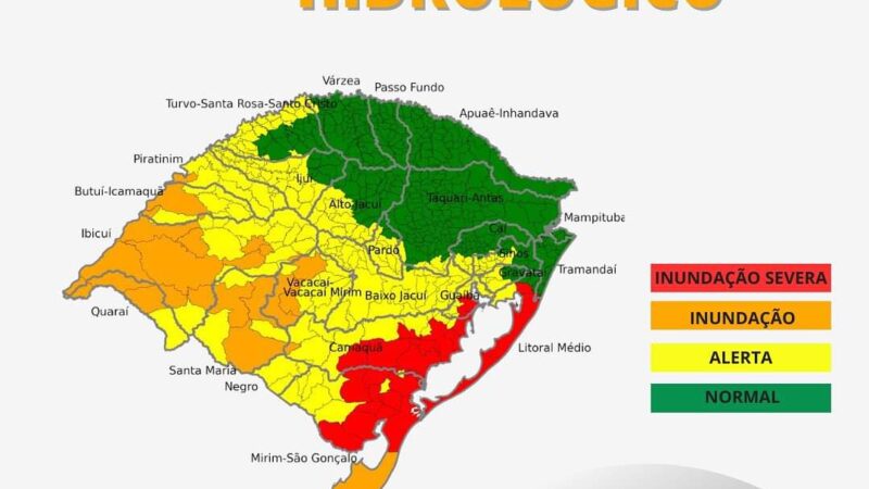 Defesa Civil Alerta: Áreas com Risco Meteorológico