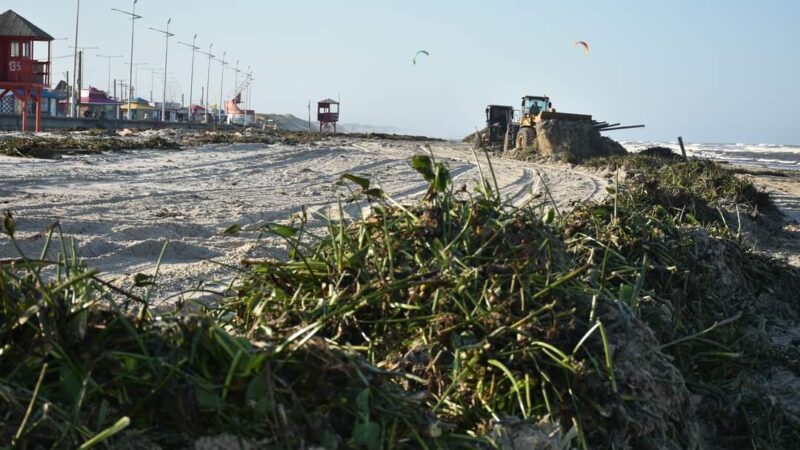 PREFEITURA REALIZA A LIMPEZA DE VEGETAÇÃO DA ORLA DE IMBÉ