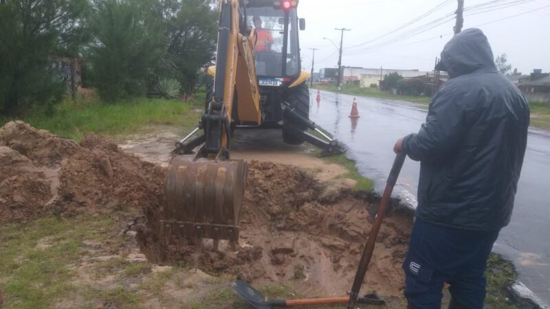 Capão da Canoa: Corsan repara rompimento de tubulação para restabelecer abastecimento à tarde em quatro bairros