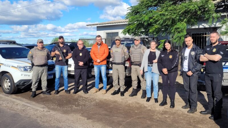 Comando do CRPO Litoral e outras autoridades tratam sobre a segurança em Palmares do Sul