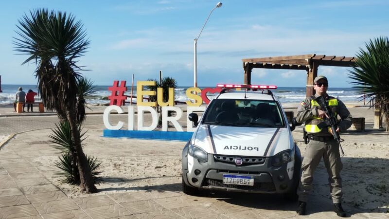 8⁰BPM reforça policiamento no Litoral Norte gaúcho durante final de semana