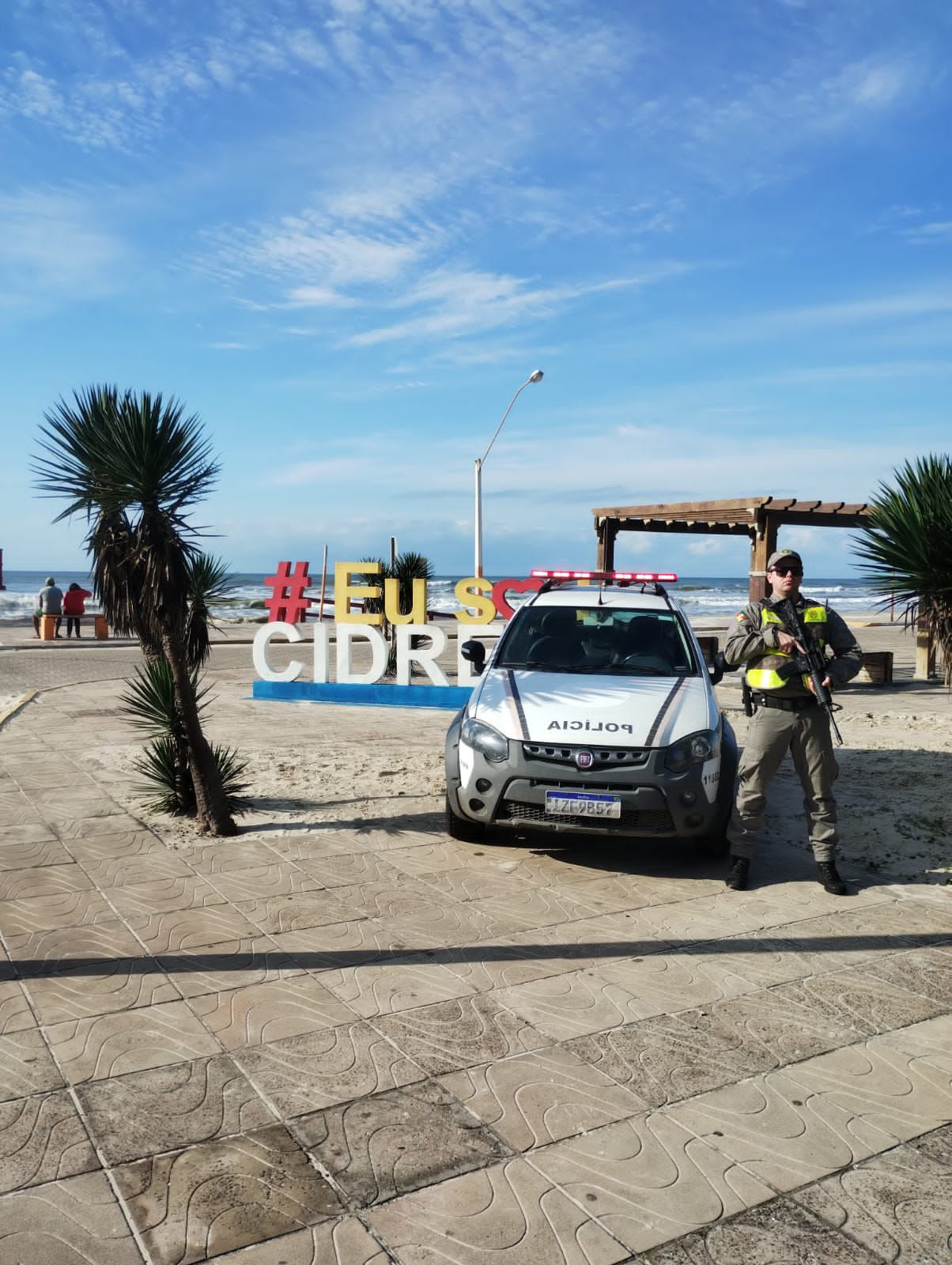 8⁰BPM reforça policiamento no Litoral Norte gaúcho durante final de semana