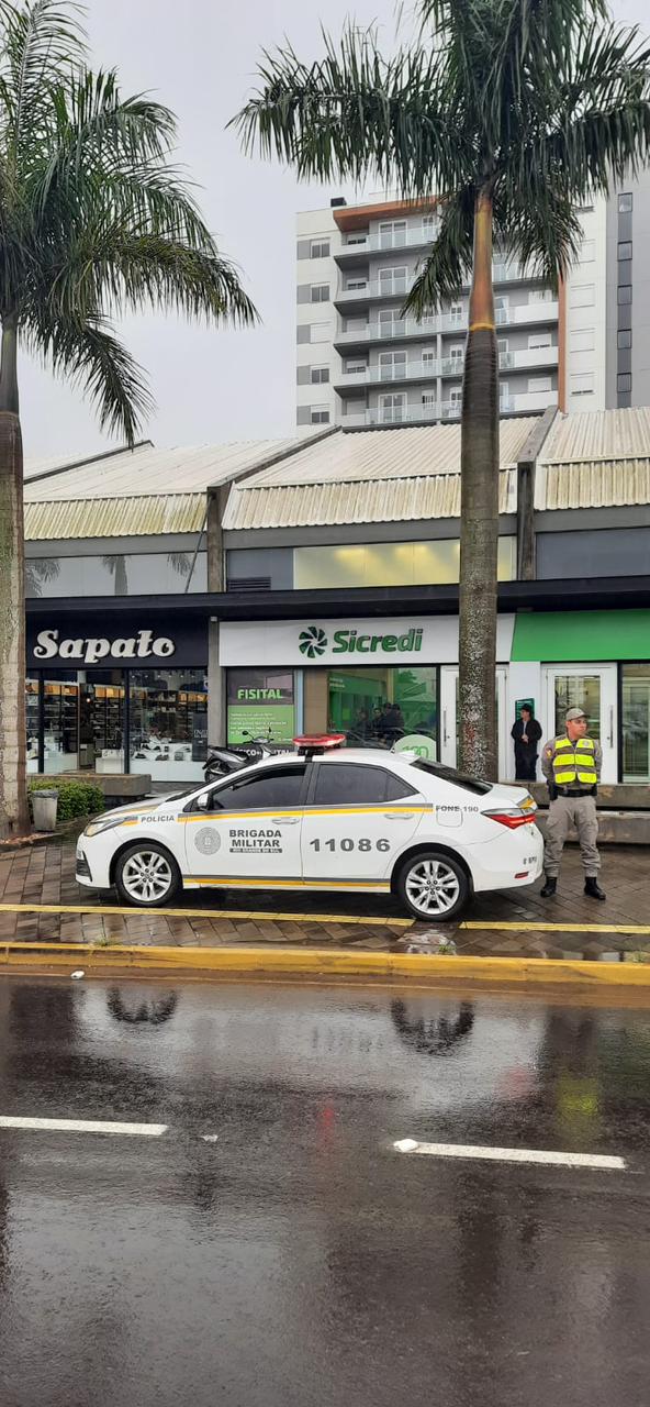 8° BPM intensifica ações de policiamento em áreas bancárias e comerciais e Santo Antônio da Patrulha