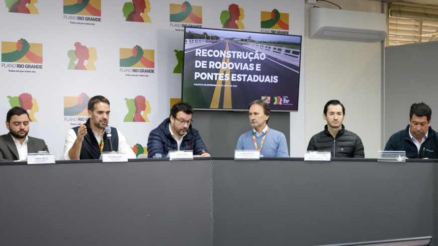 Governo lança plano para reconstrução de rodovias e pontes afetadas pela chuva