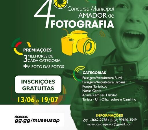 Está chegando mais um Concurso Municipal Amador de Fotografia de Santo Antônio da Patrulha