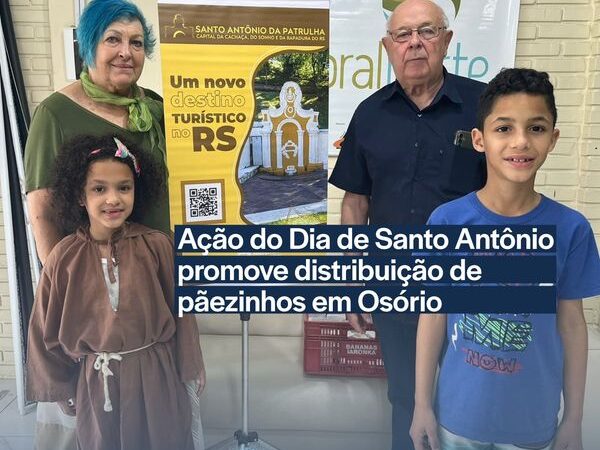Ação do Dia de Santo Antônio promove distribuição de pãezinhos em Osório