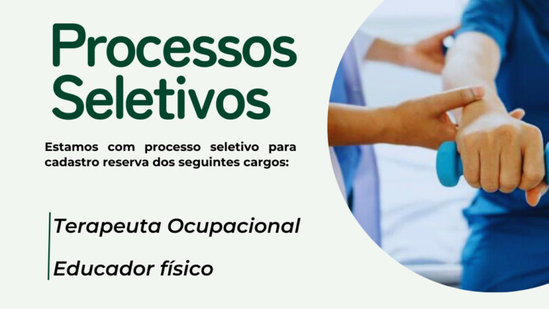 Hospital de Santo Antônio da Patrulha abre processos seletivos para Terapeuta Ocupacional e Educador Físico