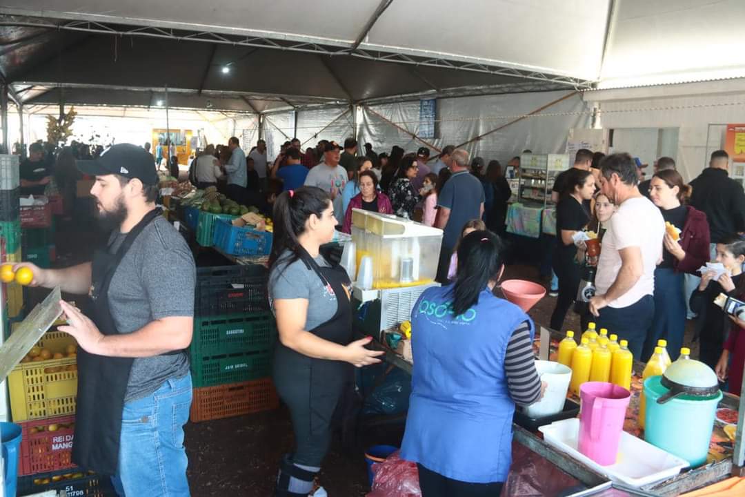 FEIRA DO PRODUTOR DE OSÓRIO ESTÁ EM NOVO ESPAÇO