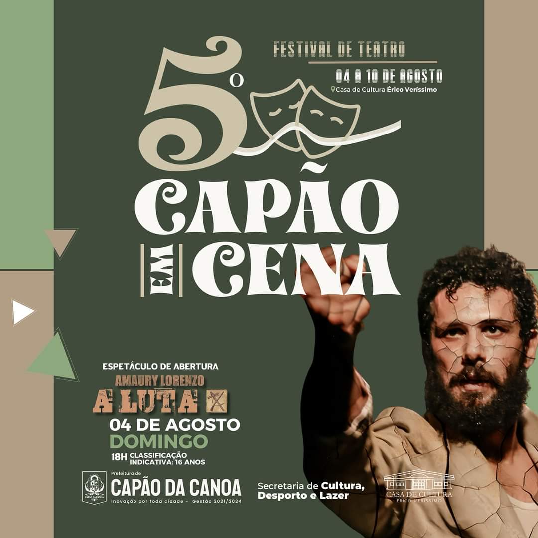 5° Capão em Cena – Festival de Teatro acontece em agosto